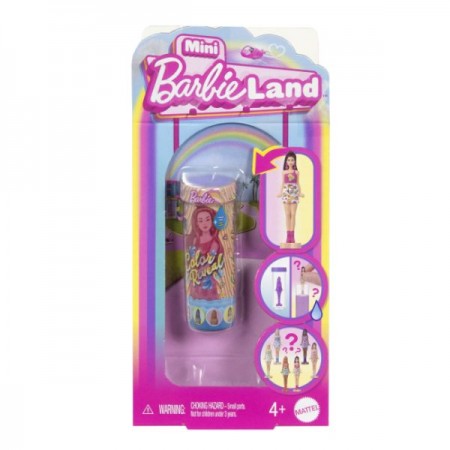 Мінілялечка-сюрприз Barbie "Color Reveal" серії "Mini BarbieLand" – райдужні та стильні Розмір пакунку 3 x 8 x 15 см ,
Вага 26 г,
Розмір іграшки 4 см Мінілялечка-сюрприз Barbie "Color Reveal" серії "Mini BarbieLand" – райдужні та стильні Розмір пакунку 3 x 8 x 15 см ,
Вага 26 г,
Розмір іграшки 4 см