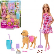 Набор Barbie "Прогулка с собачкой" Набор Barbie "Прогулка с собачкой"