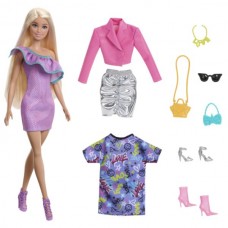 Набор Barbie "Стильные наряды" Размер упаковки 32 х 25 х 6 см ,
Высота куклы: 29 см . 
Серия Fashion & Beauty.