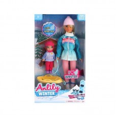 Набір ляльок BabyToys 616009 з санками 30 см і 13 см