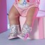 Обувь для куклы Baby Born Серебристые кроссовки