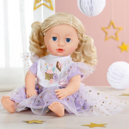 Одежда для куклы Baby Annabell Платье сиреневое 43 см Одежда для куклы Baby Annabell Платье сиреневое 43 см
