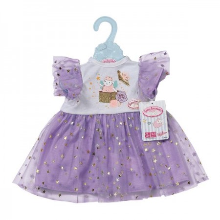 Одежда для куклы Baby Annabell Платье сиреневое 43 см Одежда для куклы Baby Annabell Платье сиреневое 43 см