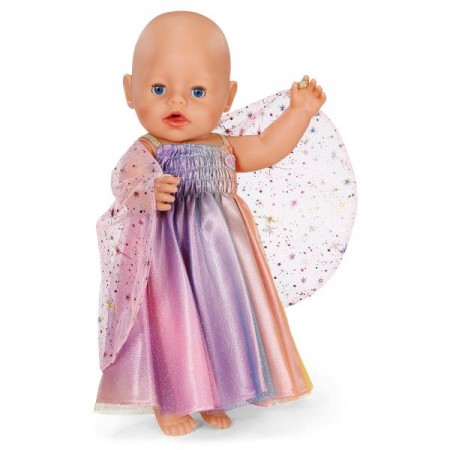 Одяг для ляльки Baby Born Сукня-веселка 43 см Одяг для ляльки Baby Born Сукня-веселка 43 см