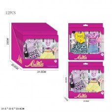 Одежда для кукол BabyToys WX223-1 разные цвета 12 шт Одежда для кукол BabyToys WX223-1 разные цвета 12 шт