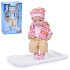 Пупс BabyToys 11011-12 26см с одеялом, 2 вида Пупс BabyToys 11011-12 26см с одеялом, 2 вида