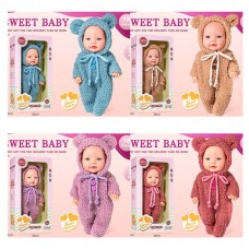 Пупс BabyToys 12-Q1-2-3-4 28см четыре цвета для девочки