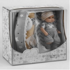 Пупс BabyToys 220-1 высота 20 см с комплектом одежды и постелью Пупс BabyToys 220-1 высота 20 см с комплектом одежды и постелью