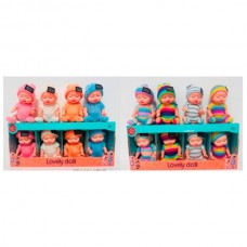 Пупс пластиковый BabyToys 400A-B для девочек 11 см