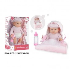 Пупс BabyToys 6622-7 для девочки пластиковый 34 см