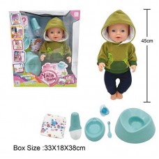 Пупс BabyToys BL 242 U интерактивный 45 см с аксессуарами Пупс BabyToys BL 242 U интерактивный 45 см с аксессуарами