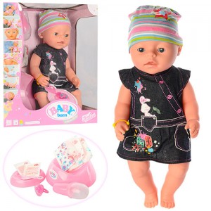 Кукла-пупс Baby Born BL020P-S, интерактивная