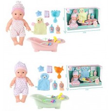 Кукла-пупс BabyToys BLS-W 96 с ванночкой и аксессуарами