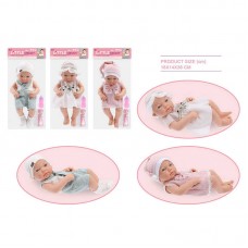 Пупс BabyToys BM 3316-7 с подгузком и бутылочкой, 38 см
