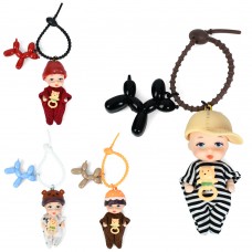 Пупс-брелок BabyToys DH2378 9см с петелькой, 4 вида Пупс-брелок BabyToys DH2378 9см с петелькой, 4 вида