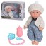 Пупс игрушка BabyToys S010-13A 24см с бутылочкой