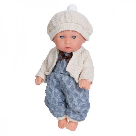 Пупс игрушка BabyToys S010-13A 24см с бутылочкой