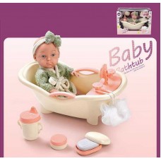 Кукла-пупс BabyToys W 6915 A для ванны 21 см с аксессуарами