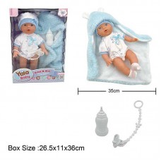 Пупс BabyToys YL 2435 пластиковый для девочки