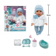 Пупс BabyToys YL 2535 пластиковый для девочки Пупс BabyToys YL 2535 пластиковый для девочки
