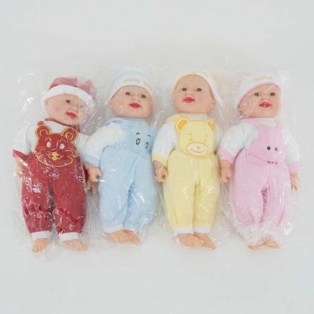 Кукла-смехотун BabyToys X 2418-1 мягкотелая на батарейках