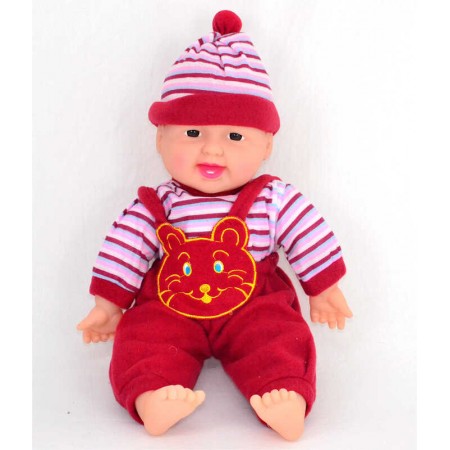 Кукла пупс хохотун BabyToys 2545 смеется пластиковая