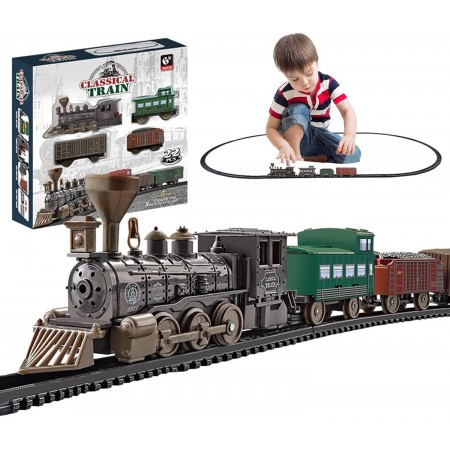 Железная дорога BabyToys YY 552 с автоматическим движением, 22 элемента