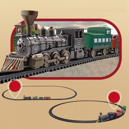 Железная дорога BabyToys YY 552 с автоматическим движением, 22 элемента