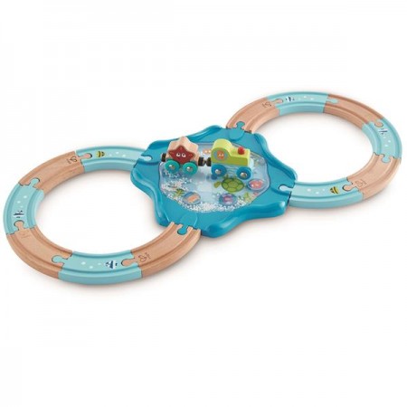 Игрушечная железная дорога Hape Подводный мир 15 эл. E3827 Игрушечная железная дорога Hape Подводный мир 15 эл. E3827