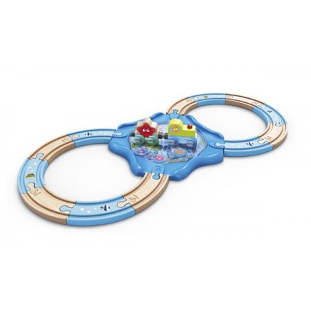 Игрушечная железная дорога Hape Подводный мир 15 эл. E3827 Игрушечная железная дорога Hape Подводный мир 15 эл. E3827