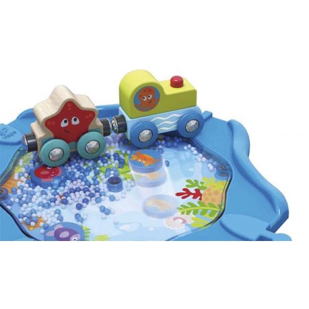 Игрушечная железная дорога Hape Подводный мир 15 эл. E3827 Игрушечная железная дорога Hape Подводный мир 15 эл. E3827