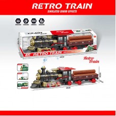 Детский поезд BabyToys 2188 с инерцией и подсветкой 43 см