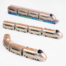 Потяг 50402 "WToys", ОЗВУЧУВАННЯ УКРАЇНСЬКОЮ МОВОЮ, пісня, фрази, звуки, довжина 70 см, колесо вільного ходу, в слюді