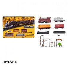 Детская железная дорога BabyToys 1688-6 с музыкой и светом