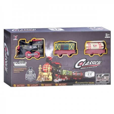 Железная дорога BabyToys 2055-3 со звуком и светом, 46 см