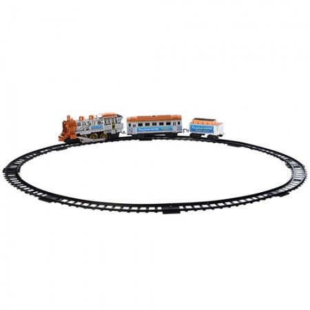 Железная дорога BabyToys 8040 со светом и дымом 282 см Железная дорога BabyToys 8040 со светом и дымом 282 см