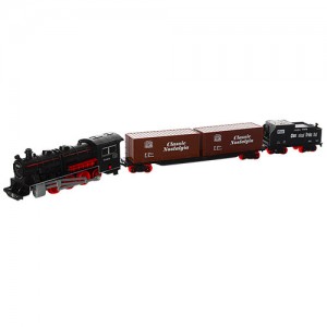 Дитяча залізниця 814-1 74-74см, локомотів- звук, світло, вагон 2шт, 16 деталей, на батарейках