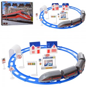 Детская железная дорога HX2014-08 локомотивы, вагоны, 24 детали