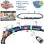 Железная дорога 0620/40351 р/у, паровоз 19см, 3 вагона, музыка (укр), свет, 24 деталей, на батарейках, в коробке