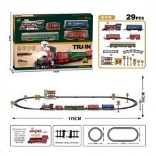Детская железная дорога BabyToys 9299-70 со звуком и светом