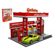 Ігровий набір Alloy Model Gas Station, автозаправна станція з машинками, 18 см LT508158