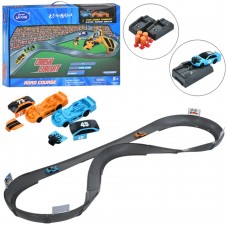 Игровой трек, 2 машинки по 9 см, с аккумулятором SS059