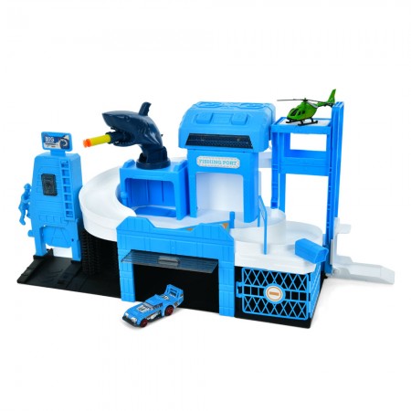 Детский гараж 660-S28-29 со светом и звуком, 2 машинки