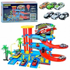 Гараж BabyToys 7158-7 с 6 машинками и знаками Гараж BabyToys 7158-7 с 6 машинками и знаками