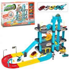 Гараж BabyToys A236 трёхэтажный с 5 машинками и 118 деталями Гараж BabyToys A236 трёхэтажный с 5 машинками и 118 деталями