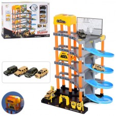 Гараж детский BabyToys P9488A-2 5 этажей со светом