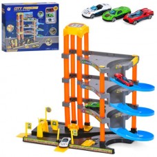 Гараж BabyToys P9988A-3 с лифтом и машинками, 4 этажа Гараж BabyToys P9988A-3 с лифтом и машинками, 4 этажа