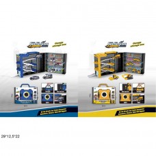 Гараж BabyToys 9933-26/25 полиция с подсветкой на батарейках Гараж BabyToys 9933-26/25 полиция с подсветкой на батарейках