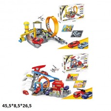 Гараж BabyToys P872-A с транспортом 4 шт пластмассовый