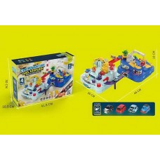 Гараж детский BabyToys 207 A на 4 машины со светом